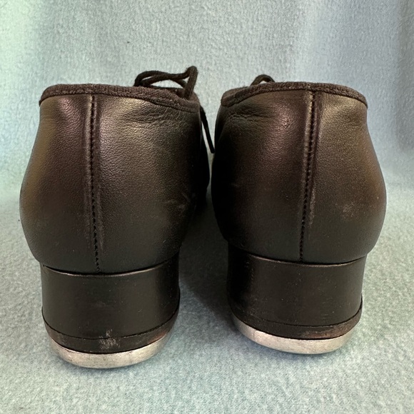 BLOCH Women’s JAZZ TAP Dance Shoe in Black Leather Lace Up Techno Tap - Picture 8 of 10